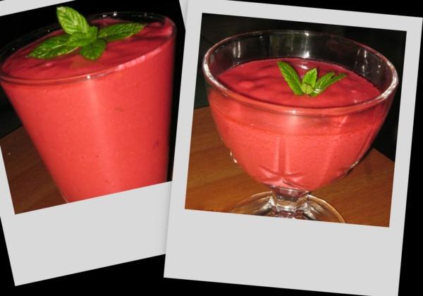 Smoothie coco framboise - Photo par sauvagf