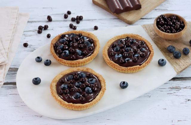 Tartelettes aux myrtilles et chocolat - Photo par Silvia Santucci