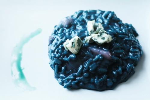Risotto bleu au roquefort et aux poires - Photo par Sabrina_Zekitchounette