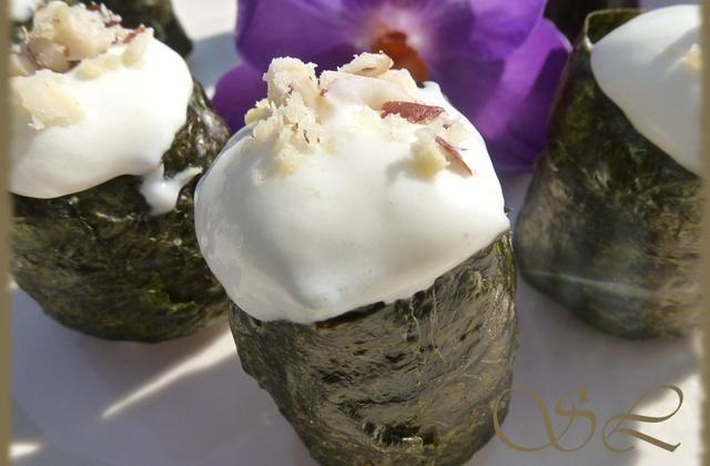 Makis à la mousse de Roquefort Papillon - Photo par Blog d'Elisa