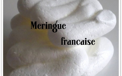 Meringue française à cuisson douce - Photo par muffinW