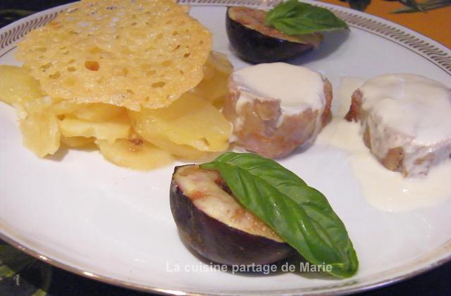 Déclinaison de cantal autour du filet mignon - Photo par marierechou