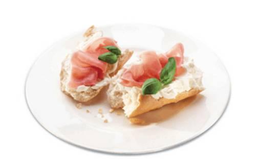 Snacks au jambon de Parme - Photo par Philadelphia