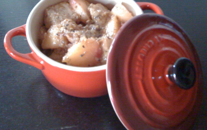 Porc aux pommes et aux prunes - Photo par coulhon