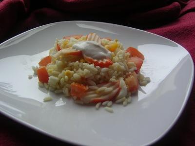 Salade riz surimi - Photo par titemod