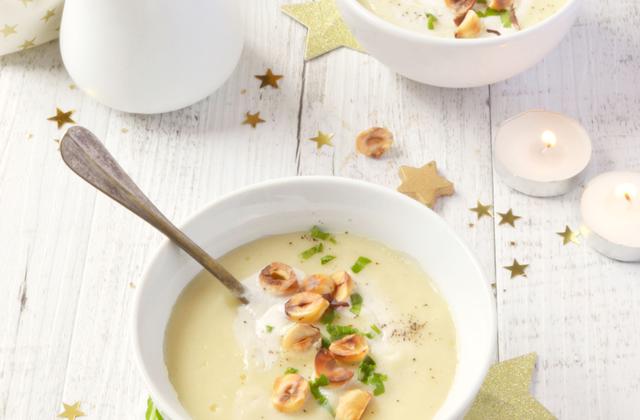Velouté de panais aux noisettes grillées - Photo par Angélique Roussel pour Soy