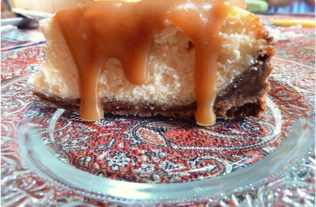 Cheesecake pépito et sauce caramel - juekiblog