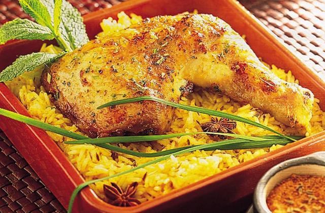 Cuisse de poulet à l'indienne - Photo par Maître Coq