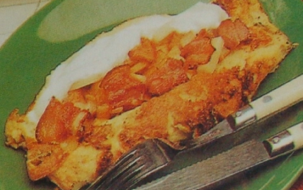 Omelette au fromage de brebis - Photo par capali