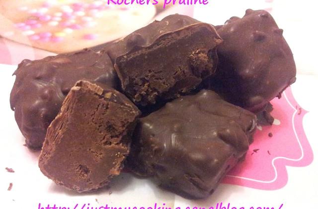Rochers praliné chocolat - Photo par justmycooking