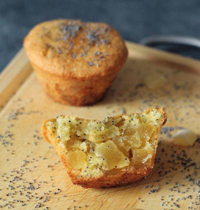 Cake à l'ananas confit et au pavot - Photo par Orts