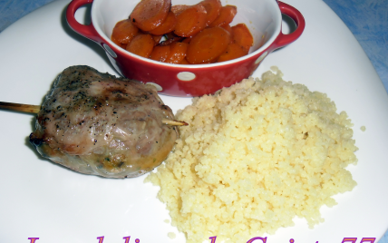 Côte d'agneau farci à l'oriental - cuisto77