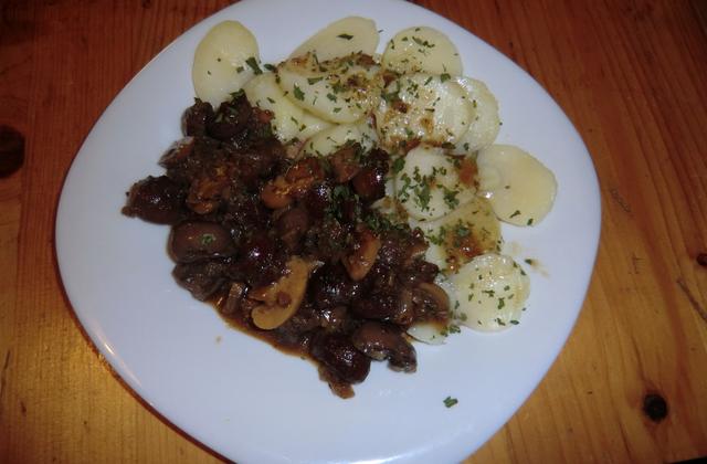 Rognons de boeuf sauce madère - Photo par 750g