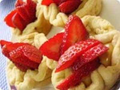 Tartelettes de manioc aux fraises - Photo par 750g