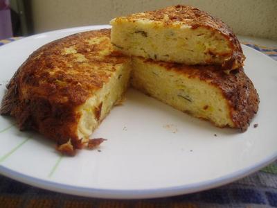 Flan de semoule et poireaux - Photo par newelm