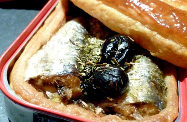Feuilletés de sardines à l'huile façon pissaladière - Photo par Christelle de Cuisine de tous les jours