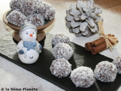 Truffes fondantes au Nutella & à la crème de marron - Photo par patou06
