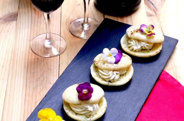 Macarons au bleu - Photo par nathalielielie