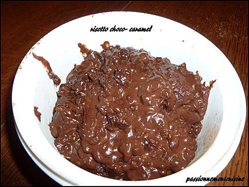 Risotto chocolat-caramel - Photo par passionnementcuisine