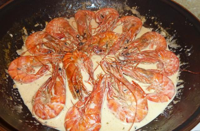 Gambas à la crème - Photo par galtier