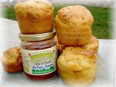 Muffin au chorizo et gelée de piment - ninie3011