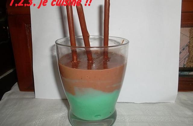 Verrine Menthe chocolat - Photo par petitplat