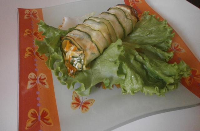 Cannellonis de courgettes aux petits légumes et ricotta - Photo par tosaga