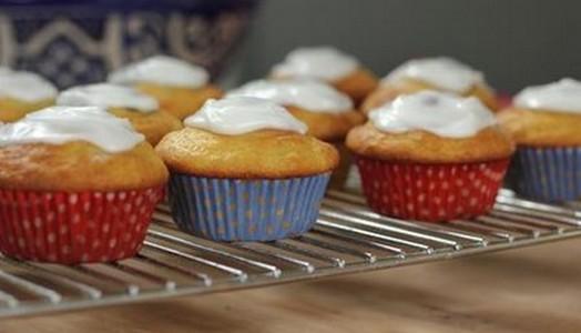 Cupcakes citron-bleuet - Photo par Gourmandises45
