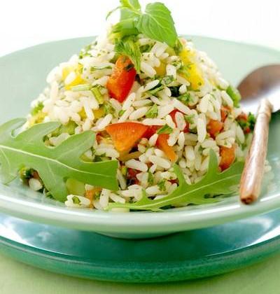 Recette - Salade de riz végétarienne | 750g