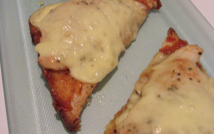 Tartines de poulet à l'abricot et au cheddar - Photo par miss o