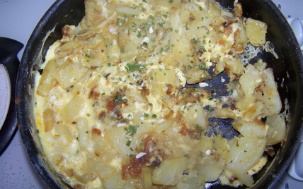 Omelette aux pomme de terre de ma grand mère - Photo par maliba