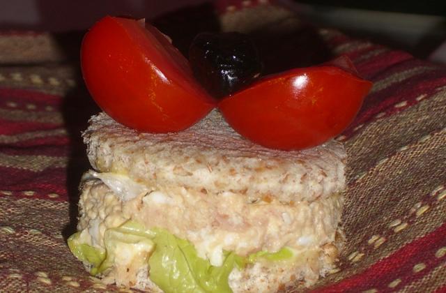 Mini sandwich façon pain bagnat revisité - Photo par sarahaG