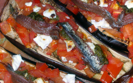 Aubergines façon pizza - Photo par isapan