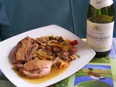 Canettes à l'Aligoté de Bourgogne - Photo par 750g