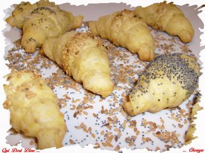Croissants apéritifs - chouya