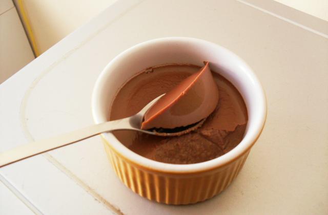 Flan au chocolat à l'agar agar - Photo par virginQY1