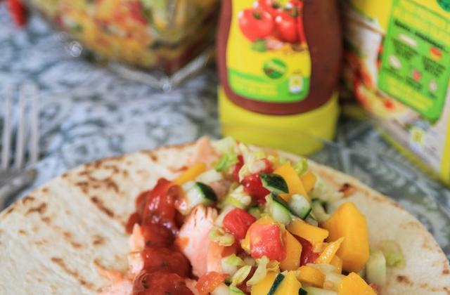 Tacos au saumon grillé aux épices - Old El Paso