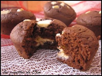 Muffins aux 2 chocolats - Photo par recettesceci