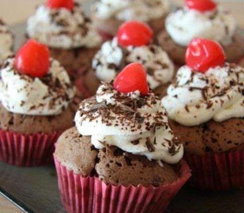 Cupcakes Forêt noire - Photo par aurelie tizi cooks