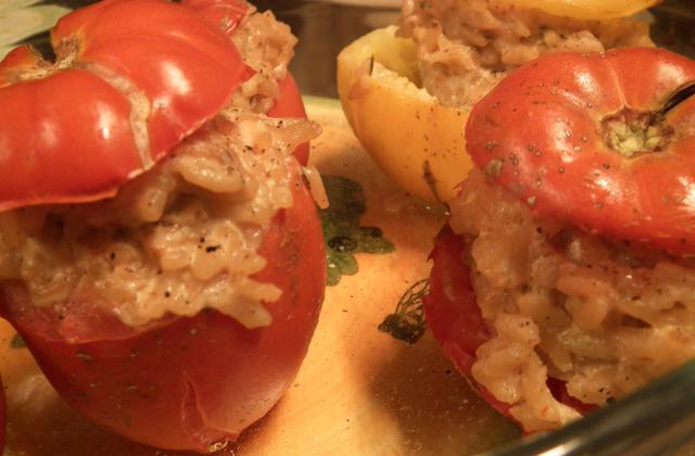 Tomates farcies au Risotto - Photo par lapopottealolo