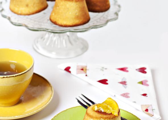 Gâteau de thé vanille citron sans beurre ni farine - Photo par Mamina