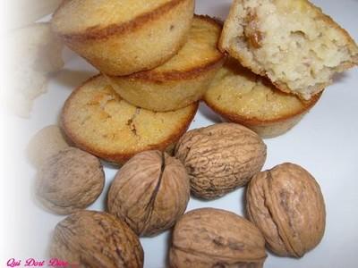 Muffins Pomme / cannelle & noix - Photo par chouya