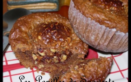 Muffins chocolat aux ferreros - sagweste