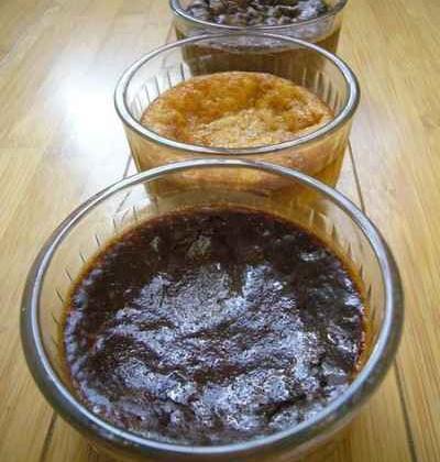 Trio de crèmes noir / cardamome, praliné / orange, blanc / Earl Grey - Celine-BlogCommeuneBulle