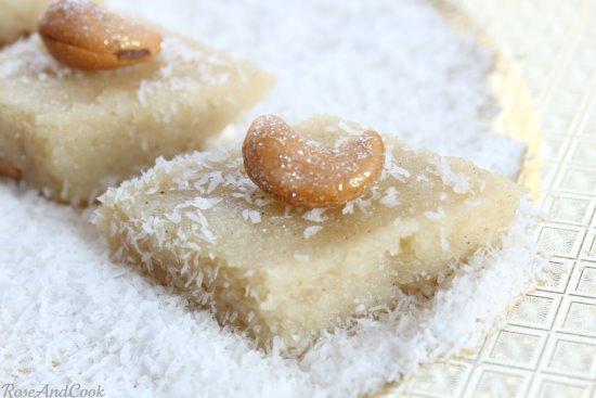 Halwa à la vanille et cardamome - Photo par Bollywood Kitchen