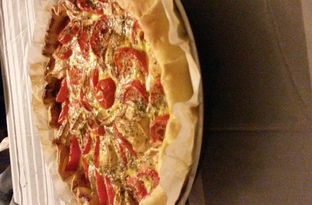 Tarte à la tomate et au chèvre - Photo par johanngN