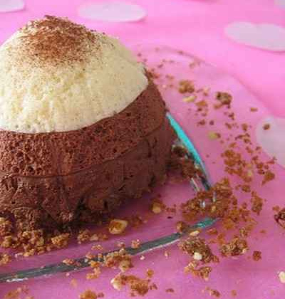 Recette Domes Aux Trois Chocolats Et Croustillant Aux Amandes 750g