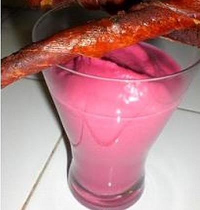 Soupe rose de betterave au kiri - Photo par fkpoig