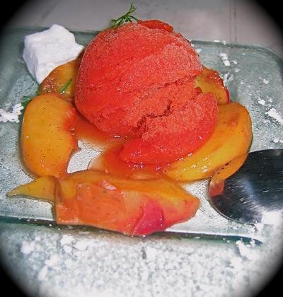 Sorbet poivron-fraise - Photo par ameliedv