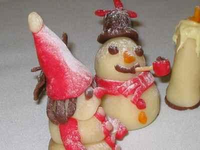 Noël en pâtes d'amandes - Photo par Chef Damien